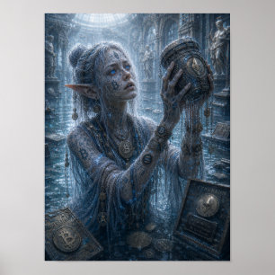 Poster Chasseur de curiosité / de reliques / Musée englou