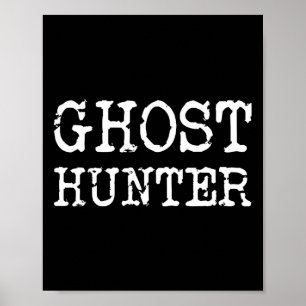 Poster Chasseur de fantômes Paranormal Enquêteur Hallowee