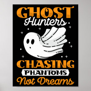 Poster Chasseur de fantômes poursuivant des fantômes - Ch