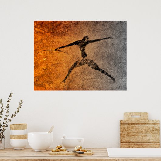 Poster Chasseur de Lascaux (Cuisine)