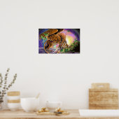 Poster Chasseur de poule Chat volant (Cuisine)