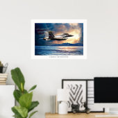 Poster chasseur de primes F 18 chasseur (Bureau à domicile)