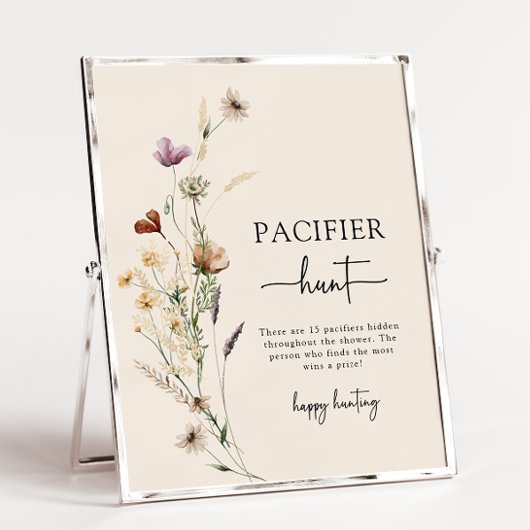 Poster Chasseur de Tétine Boho