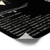 Poster Chasseur furtif F-117 Nighthawk-spec (Coin)