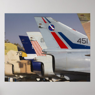 Poster chasseur Kfir construit par Israël