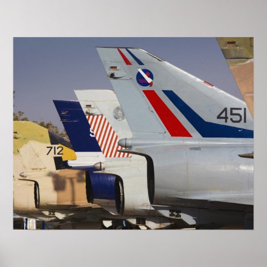 Poster chasseur Kfir construit par Israël (Devant)