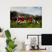 Poster Chasseur - La chasse au renard - Tally-ho 1924 (Bureau à domicile)