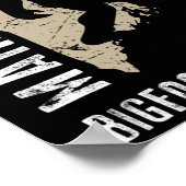Poster Chasseur Maine Bigfoot (Coin)