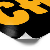 Poster Chasseur professionnel de poulet (Coin)