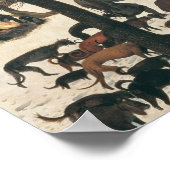 Poster Chasseurs dans la neige - janvier, 1565 (Coin)