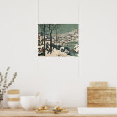 Poster Chasseurs dans la neige - Janvier 1565 (Cuisine)