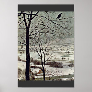 Poster Chasseurs Dans La Neige (Mois De Janvier) Détail