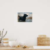 Poster Chasseurs de canard meilleur ami, Black Lab Print (Cuisine)