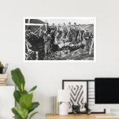 Poster Chasseurs de caribou Alaska 1928 (Bureau à domicile)