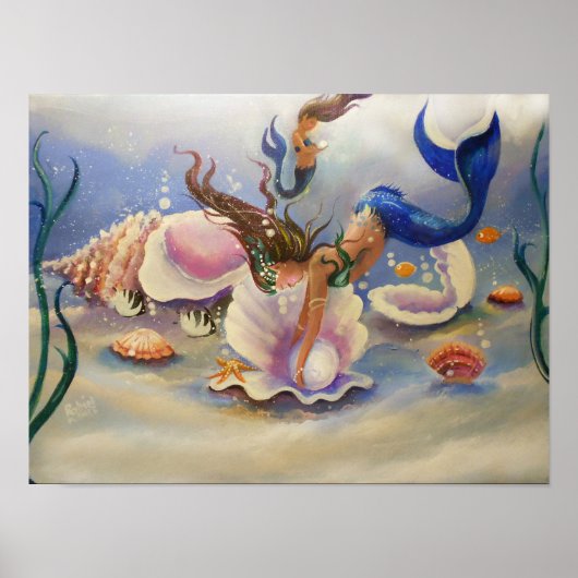 Poster Chasseurs de perles, sirènes (Devant)