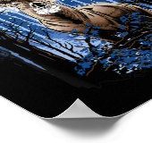 Poster Chasseurs Deer Chasse Big Whitetail Buck (Coin)