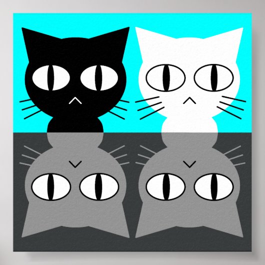 Poster chat (Devant)