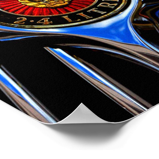 Poster Chat à feuilles Jaguar (Coin)