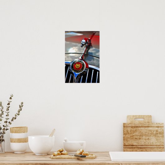 Poster Chat à feuilles Jaguar (Cuisine)