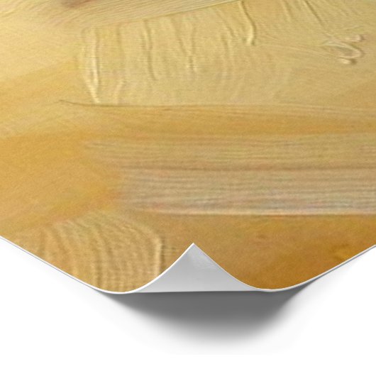 Poster Chat à la plage (Coin)