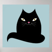 Poster Chat à nez rose (Devant)