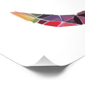 Poster Chat Abstrait (Coin)