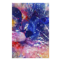 Chat Abstrait cosmique Dreamscape