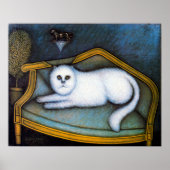 Poster Chat Angora, Morris Hirshfield (Devant)