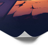 Poster Chat anti-héros cambrioleur (Coin)