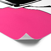 Poster Chat assis sur une toilette (Coin)