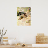 Poster Chat au soleil, Bruno Liljefors (Cuisine)