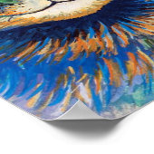 Poster Chat aux yeux de fleurs | Louis Wain | (Coin)