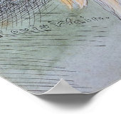 Poster Chat avec un monocle, Louis Wain (Coin)