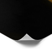 Poster Chat avec une perle d'oreille (Coin)