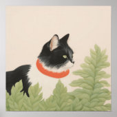 Poster Chat Boho mignon (Devant)