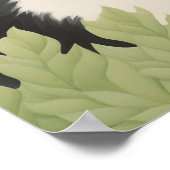 Poster Chat Boho mignon (Coin)