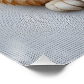 Poster Chat brodé (Coin)