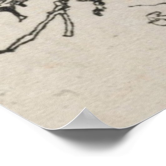 Poster Chat Cheshire dans un arbre Arthur Rackham (Coin)