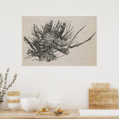 Poster Chat Cheshire dans un arbre Arthur Rackham (Cuisine)