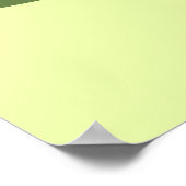 Poster Chat Chubby Matcha Vert (Coin)