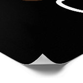 Poster Chat-chup Funny Ketchup Pun Dark BG (Coin)