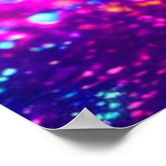 Poster chat coloré (Coin)