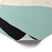 Poster Chat confortable (Coin)