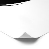 Poster Chat confortable (Coin)