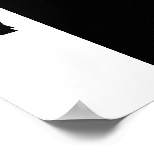 Poster Chat confortable (Coin)