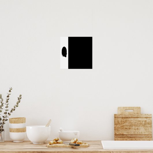 Poster Chat confortable (Cuisine)