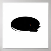 Poster Chat confortable (Devant)