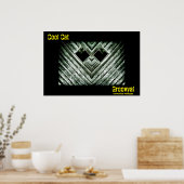 Poster Chat cool (Cuisine)