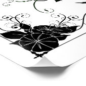 Poster Chat Cosmique et Fée de l'Ombre du Matin (Coin)