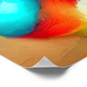 Poster Chat court européen (Coin)